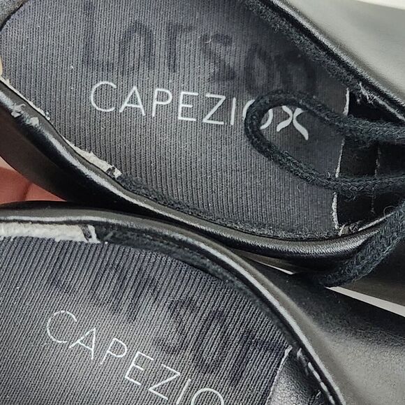 CAPEZIO Tic Tap Toe Dance Shoe Child Black SZ 12.5M 443C RN#63356 Beginner - Picture 12 of 16